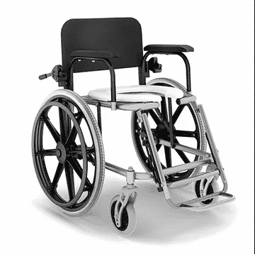 Cadeira de Rodas de higiene Desmontável e Leve Ortobras