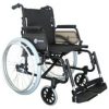 Cadeira de rodas alumínio 7100 pés fixos Comfort