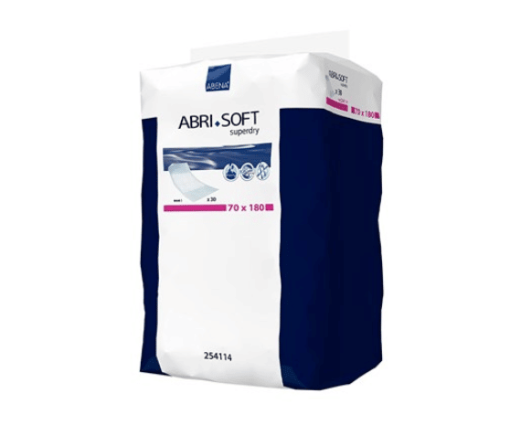 ABENA Abri-Soft Superdry 70x180cm Lençol Absorvente Descartável Pct com 30 Unidades